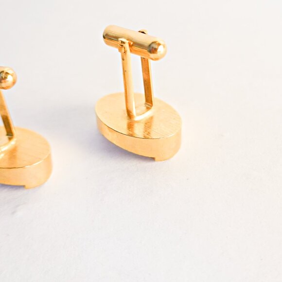 Cufflinks, Watermelon Crystal Vintage Cufflinks - Picture 2 of 2